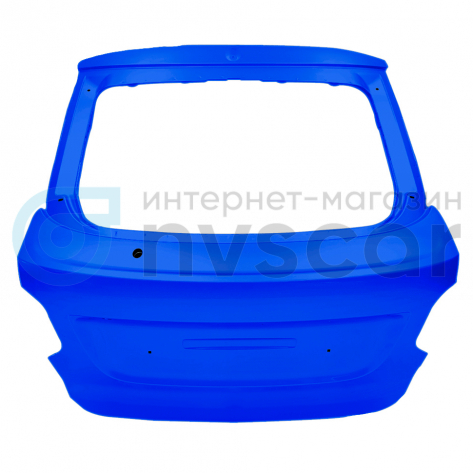 Оригинальная дверь (крышка) багажника с отверстием под стеклоочиститель Лада Гранта ФЛ лифтбек (Капитан 493)