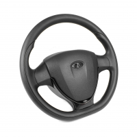 Руль анатомический "Приора 2" для ВАЗ 2101-07, Нива 4х4 (черный лак)