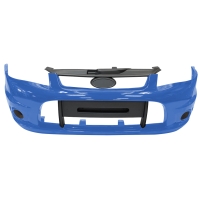 Бампер передний под ПТФ Лада Калина Спорт (Слива 478)