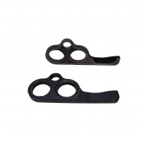 Подиумы МДФ с карманом (3-х компонентные 16x16 x рупорный твитер) "VS-avto" ВАЗ 2101, 2105-07, Нива ЧПУ (с переносом ручки открывания)