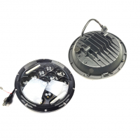 Светодиодные фары "BestPartner" D0875X черные с повторителем поворота и ДХО для Лада Нива 4х4, ВАЗ 2101, 2102 (pg1794)