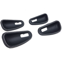 Рамки ручек открывания дверей (мыльницы) (эко-кожа со строчкой) ВАЗ 2113, 2114, 2115