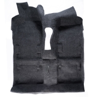 Ковролин пола Лада Нива 4х4 ВАЗ 2121 3Д (на основе) (черный)