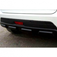 Диффузор заднего бампера Лада Икс-рей (черная шагрень)