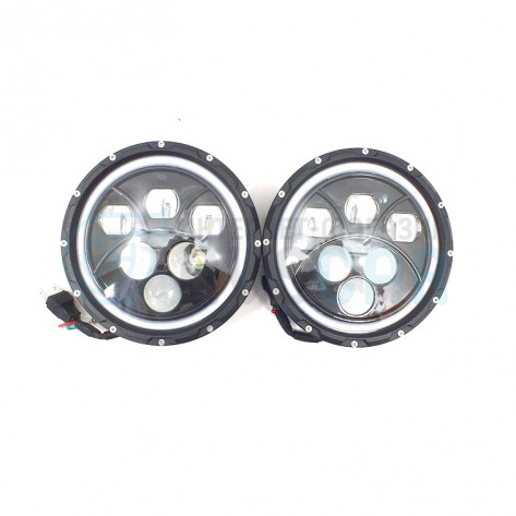 Передние фары "LED DDL-006" 60w для Лада Нива 4х4, ВАЗ 2101, 2102 (pg1784)