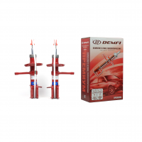 Комплект передних стоек "DEMFI" "Премиум" Лада Калина (газонаполненные, с занижением -50 мм)