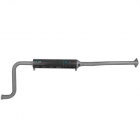 Резонатор (глушитель дополнительный) с бочкой ВАЗ 2110, 2111, 2112, Приора (карбюратор) (под стандарт) (LECAR012272702)