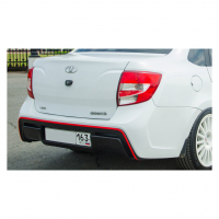 Бампер задний LSD Флагман Лада Гранта седан (неокрашенный)