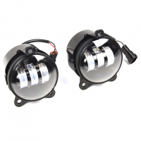 Светодиодные противотуманные фары (ПТФ) "BestPartners" "3 линзы" Лада Приора