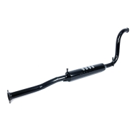 Резонатор (глушитель дополнительный) с бочкой "STINGER SPORT" ВАЗ 2110, 2111, 2112 1.6L (новые крепления) (под стандарт)