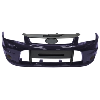Бампер передний под ПТФ Лада Калина Спорт (Черника 482)