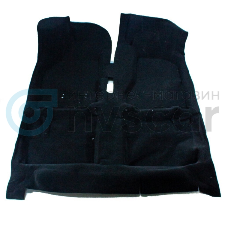 Заводской ковролин пола ВАЗ 2110, 2111, 2112, Приора (3 мм) (черный ...