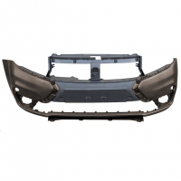 Бампер передний оригинальный под ПТФ "ППИ" Лада Ларгус ФЛ Кросс (Брюн 250)