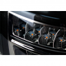 Фары передние с 4-мя LED линзами BMW New, ангельскими глазками ВАЗ 2110, 2111, 2112 (черные, тонированные)