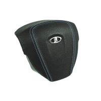 Муляж подушки безопасности в руль (заглушка) в эко-коже Лада Приора-2, Калина-2, Гранта ФЛ