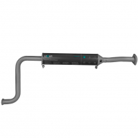 Резонатор (глушитель дополнительный) с бочкой ВАЗ 2110, 2111, 2112, Приора (под катализатор, 8кл) (под стандарт) (LECAR012292702)