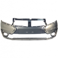 Бампер передний оригинальный под ПТФ "ППИ" Лада Ларгус ФЛ Кросс (Каракумы 238)