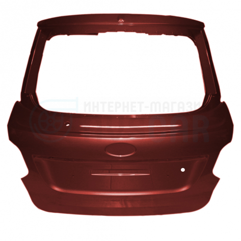 Оригинальная дверь (крышка) багажника с отверстием под стеклоочиститель Лада Гранта лифтбек 2191 (Красный перец 106)