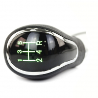 Ручка КПП "Sal-man" в стиле "Веста" для тросового привода (вставка хром, зеленая подсветка) (pg4088)