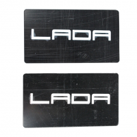 Декоративные накладки воздуховодов "Лада" (1 вариант) ВАЗ 2104, 2105, 2107
