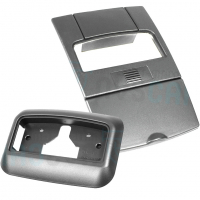 Облицовки переднего и заднего плафона (черный мат) Лада Приора