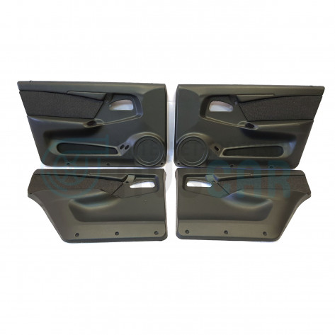 Обивки дверей «ЛЮКС-3» (винилискожа, вставки ткань) ВАЗ 2109-099, 2114-15