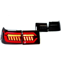 Фонари задние в стиле Audi RS (тонированные, динамический поворотник) ВАЗ 2110