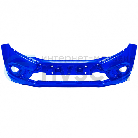 Бампер передний под ПТФ "Кампласт" Лада Гранта ФЛ (Капитан 493)