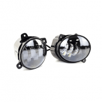 Светодиодные противотуманные фары (ПТФ) "BestPartners" "5 линз" Лада Гранта, Калина 1-2, Ларгус (белый)