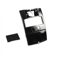 Облицовка переднего плафона (очечник) Лада Приора (черный лак)