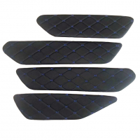 Вставки в дверные карты (эко-кожа) "Ромб-бабочка" Лада Гранта, Калина-2, Датсун (4 шт.) (ДСП)