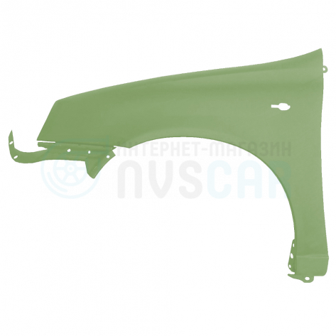 Оригинальное крыло переднее левое Лада Калина (Колумбийская зелень 322)