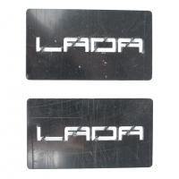 Декоративные накладки воздуховодов "Лада" (5 вариант) ВАЗ 2104, 2105, 2107