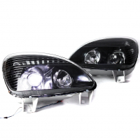 Фары передние BI-LED Газель Бизнес (черные)