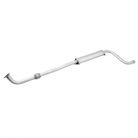 Резонатор (глушитель дополнительный) с бочкой ВАЗ 2113, 2114, 2115 (под стандарт) (с гофрой) (21144120002081)