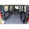 Защитная накидка для перевозки грузов в багажник Лада Ларгус (черная эконом)