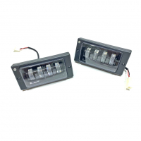 Светодиодные противотуманные фары (ПТФ) "BestPartners" "7 линз" (с ДХО) ВАЗ 2110-12, 2113-15 (белый)