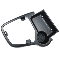 Рамка КПП с подстаканником (черный мат) Лада Приора 2