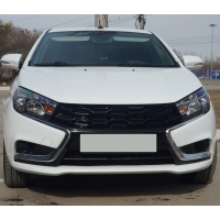 Решетка радиатора Некст Лада Веста Кросс, СВ Кросс (черный лак)