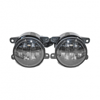 Светодиодные (двухрежимные) противотуманные фары (ПТФ) "BestPartners" "7 линз" Лада Веста, Икс-рей, Урбан, Гранта ФЛ (белый/желтый)