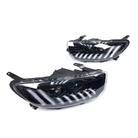 Фары передние в стиле AUDI c 4-мя BI-LED линзами и матричным ДХО Лада Гранта ФЛ