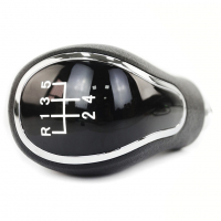 Ручка КПП "Sal-man" в стиле "Веста" под кулису (прямоугольный шток, вставка хром, белая подсветка)