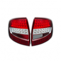 Фонари задние светодиодные (красно-белые) Лада Гранта седан, Гранта ФЛ седан