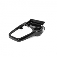 Рамка КПП с подстаканником (черный лак) Лада Приора 2