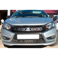 Накладка на решетку радиатора "ASM" Лада Веста (неокрашенная)