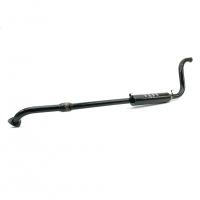 Резонатор (глушитель дополнительный) с бочкой "STINGER SPORT" ВАЗ 2113, 2114, 2115 (под стандарт) (с гофрой)