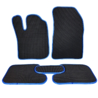 Коврики салона EVA Lite (соты черные) Лада Икс-рей (синий кант)