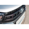 Накладка на решетку радиатора "ASM" Лада Веста (черная шагрень)