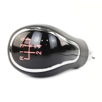 Ручка КПП "Sal-man" в стиле "Веста" под кулису (прямоугольный шток, вставка хром, красная подсветка)