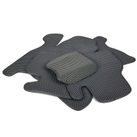 Коврики салона EVA Lite (ромбы серые) Лада Приора (темно-серый кант)